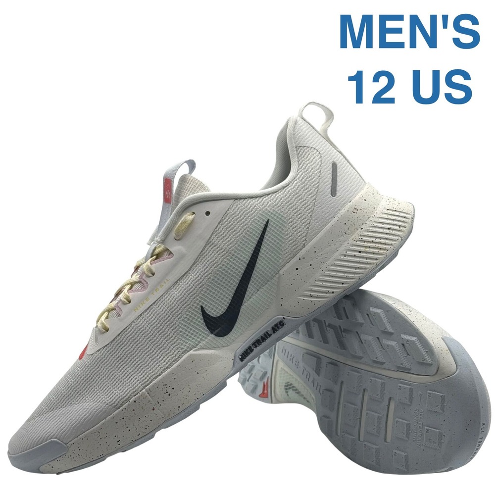 Nike Juniper Trail 3 Running Shoes Mens 12 White All Terrain Compound ATC Hiking